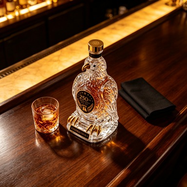Vintage Collectible Bottles - قارورة كريستال تذكارية عتيقة على شكل