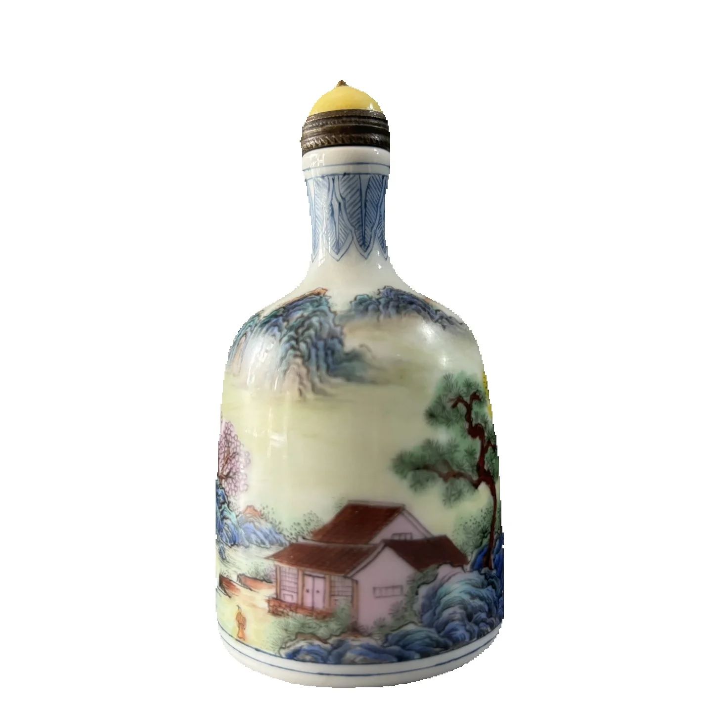 Vintage Collectible Bottles - مجموعة الخزف الصيني العتيق المطلي بزجاجة
