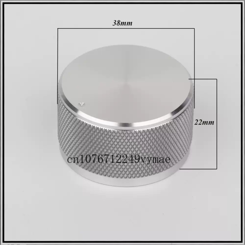 Tube Amplifier Part - قطعتان من مقبض دوار معدني من