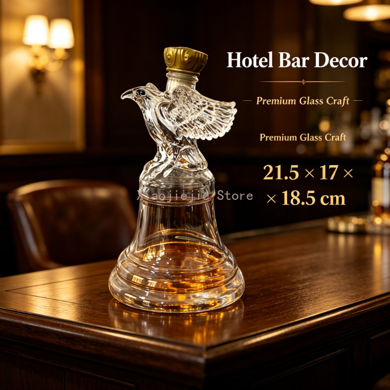 Vintage Collectible Bottles - زجاجة مشروبات كحولية زجاجية عتيقة بتصميم