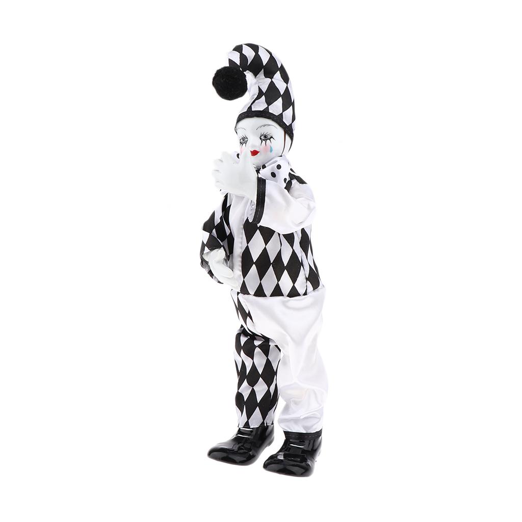 دمية مهرج خزفية مضحكة، تمثال ه - مراجعة Vintage Collectible Porcelain Dolls وسعره