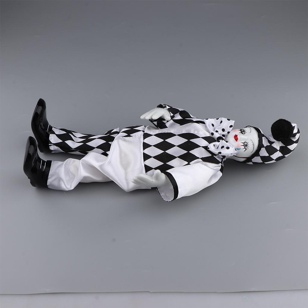 دمية مهرج خزفية مضحكة، تمثال ه - مراجعة Vintage Collectible Porcelain Dolls وسعره