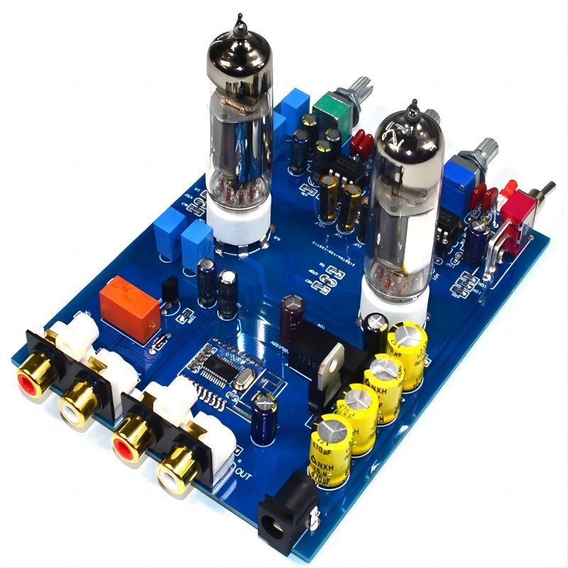لوح مضخم 6J5 بأنبوب تفريغ 5.0  - مراجعة Tube Amplifier Part وسعره