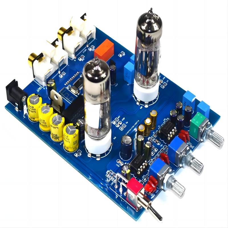 لوح مضخم 6J5 بأنبوب تفريغ 5.0  - مراجعة Tube Amplifier Part وسعره