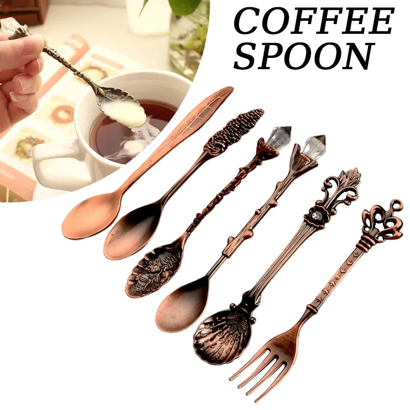 6 قطعة مجموعة الآيس كريم ملعقة - مراجعة Vintage Collectible Spoons وسعره