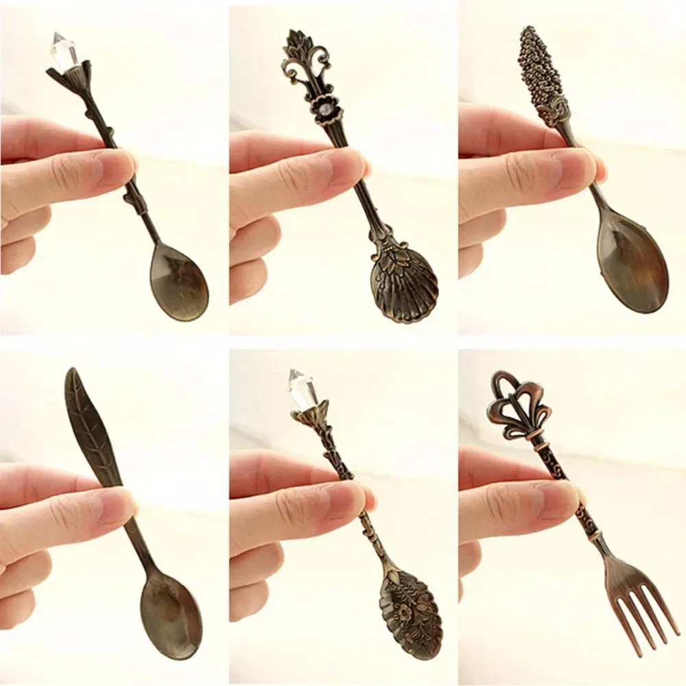 6 قطعة مجموعة الآيس كريم ملعقة - مراجعة Vintage Collectible Spoons وسعره