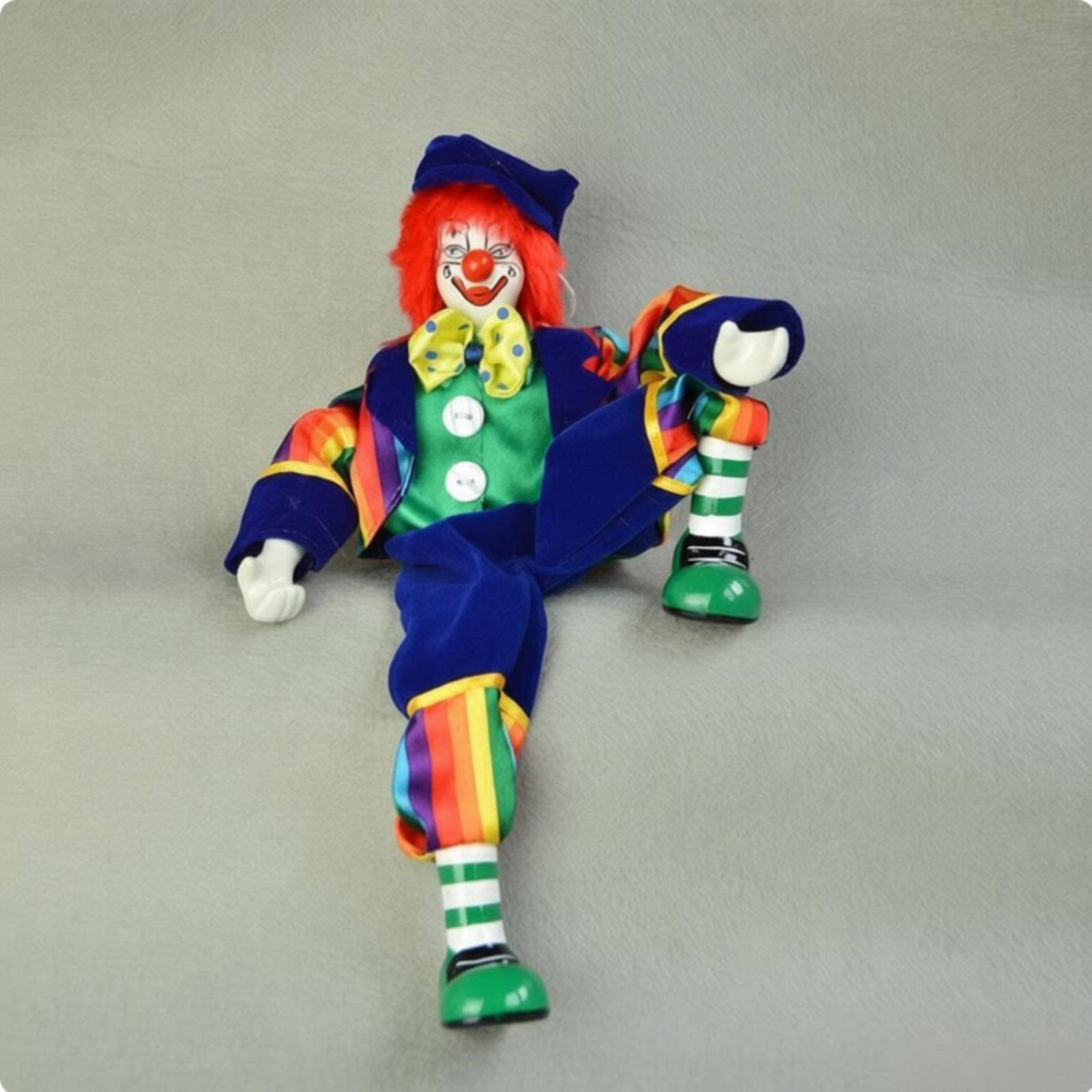 دمية مهرج معلقة الساقين مصنوعة - مراجعة Vintage Collectible Porcelain Dolls وسعره
