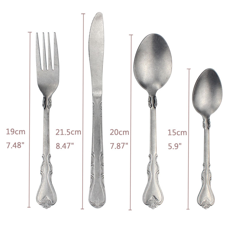 سكين وشوكة ملعقة عتيقة مصنوعة  - مراجعة Vintage Collectible Spoons وسعره