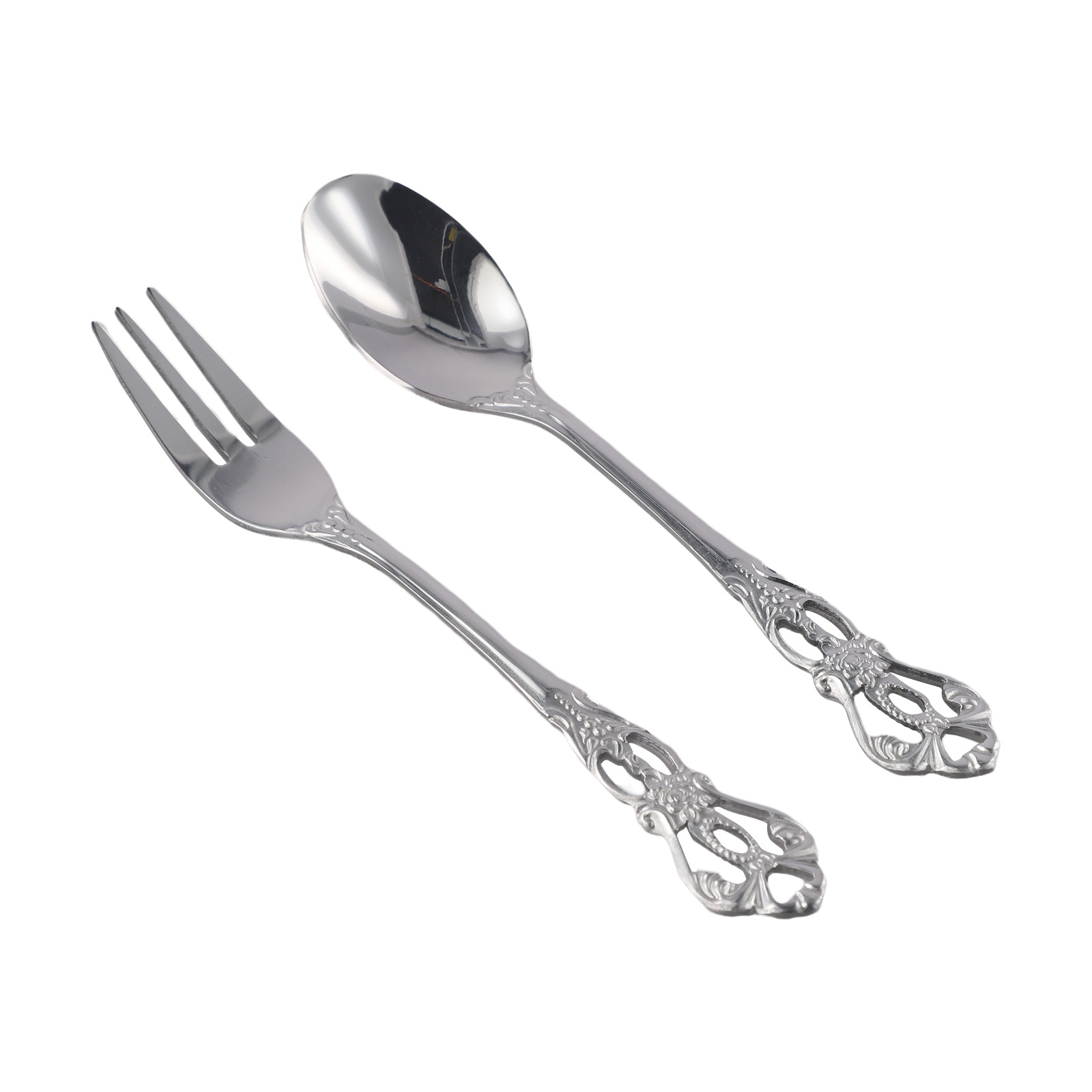 1 زوج ملاعق خمر شوكة صغيرة الم - مراجعة Vintage Collectible Spoons وسعره
