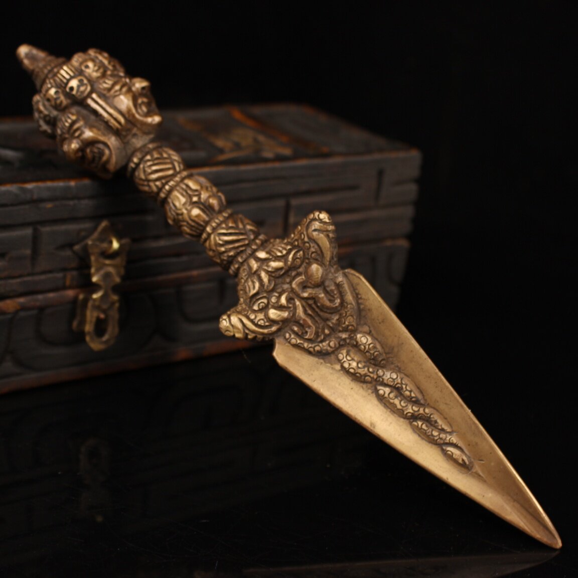 تمثال فاجرا فوربا التبتي البوذ - مراجعة Collectible Vintage Tools وسعره