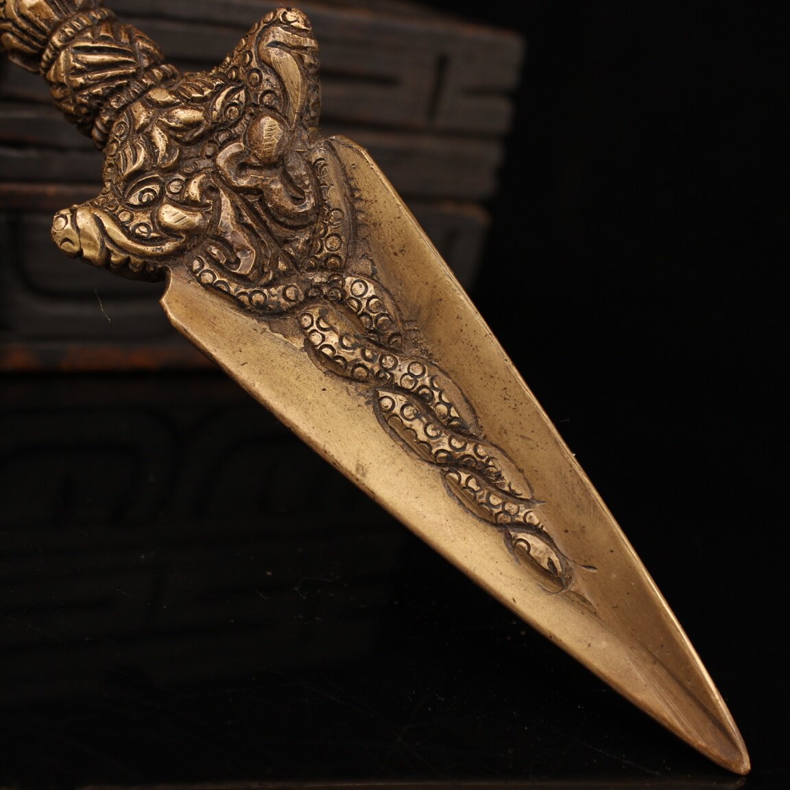 تمثال فاجرا فوربا التبتي البوذ - مراجعة Collectible Vintage Tools وسعره
