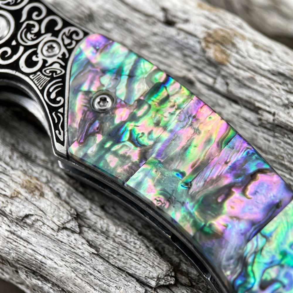 سكين جيب جديد قابل للطي بنمط د - مراجعة Vintage Collectible Knife وسعره