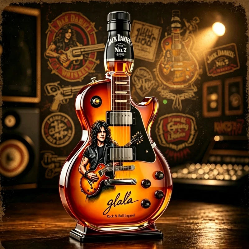 زجاجة ويسكي على شكل جيتار عتيق - مراجعة Vintage Collectible Bottles وسعره