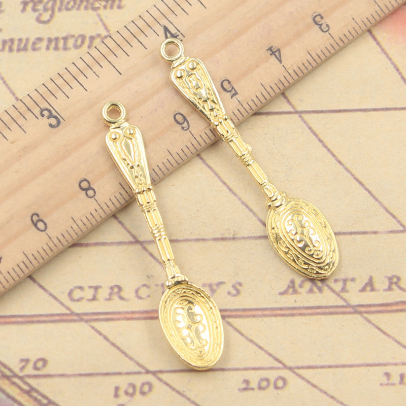10 قطع سحر نمط ملعقة 48x10 ملل - مراجعة Vintage Collectible Spoons وسعره