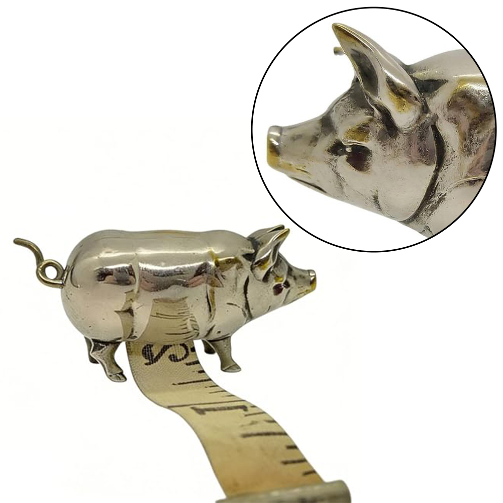 شريط قياس على شكل خنزير عتيق - - مراجعة Collectible Vintage Tools وسعره