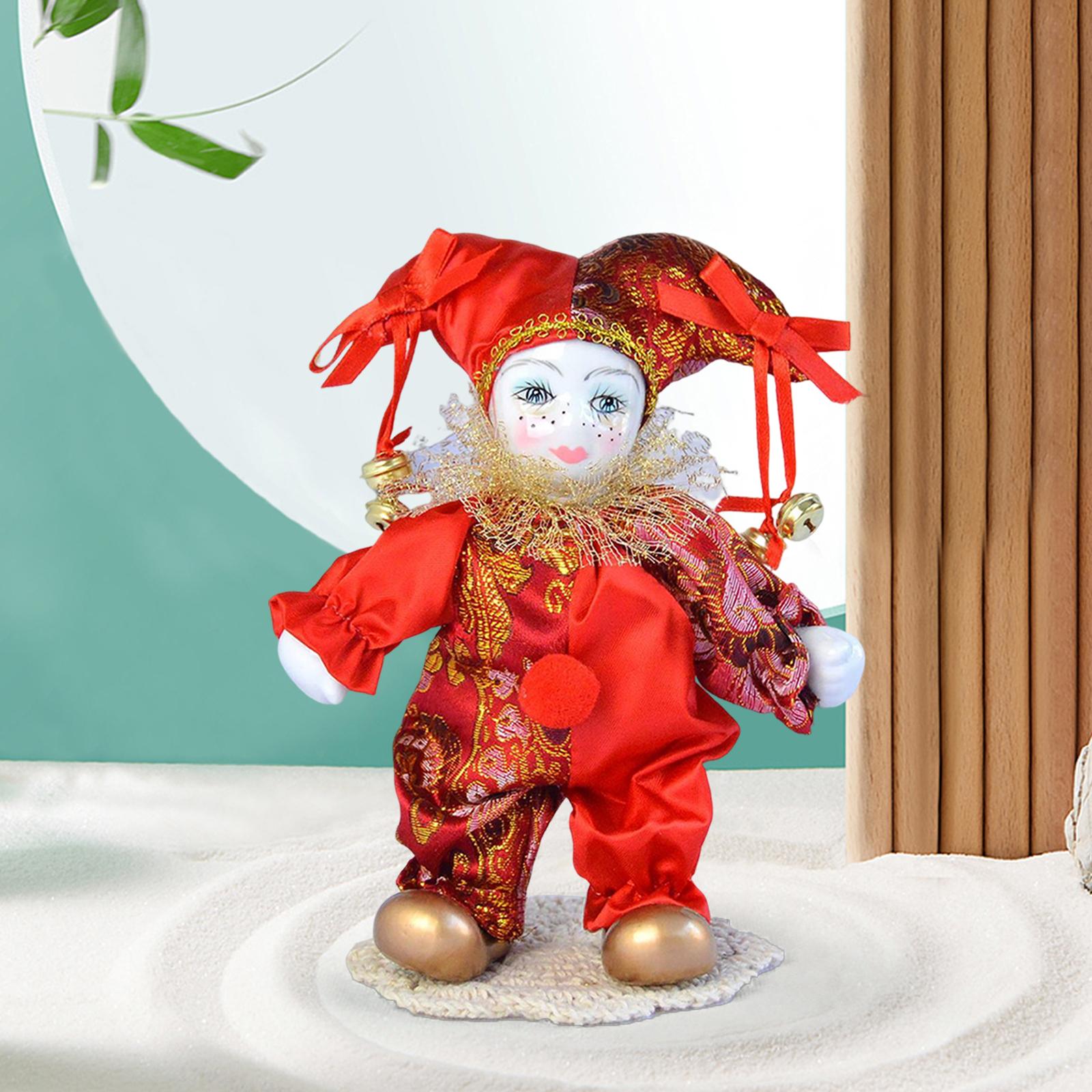 دمى مهرج عتيقة مصنوعة يدويًا م - مراجعة Vintage Collectible Porcelain Dolls وسعره